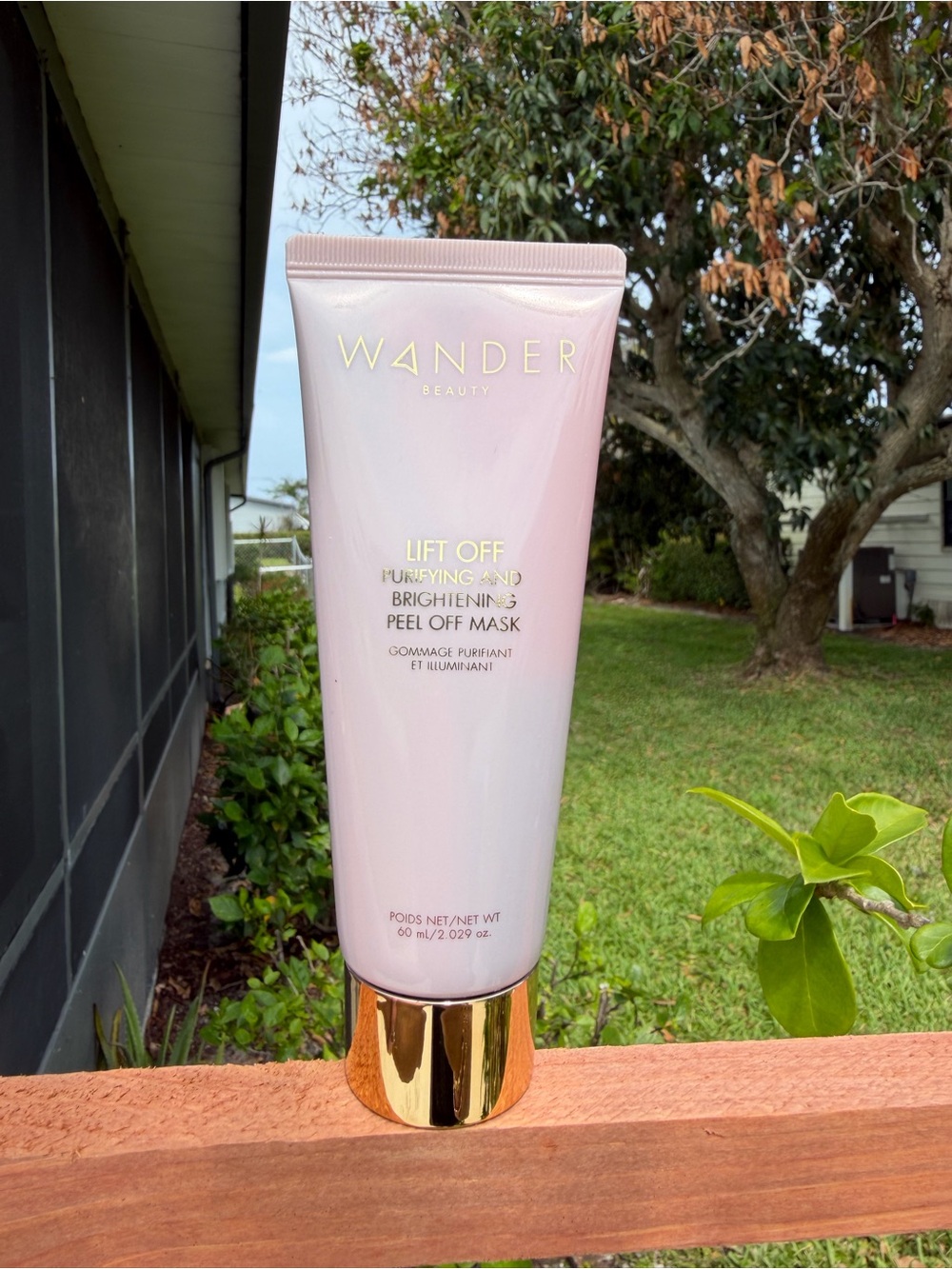 WANDER BEAUTY Pink and Gold Lift Off Brightening Peel-Off Mask